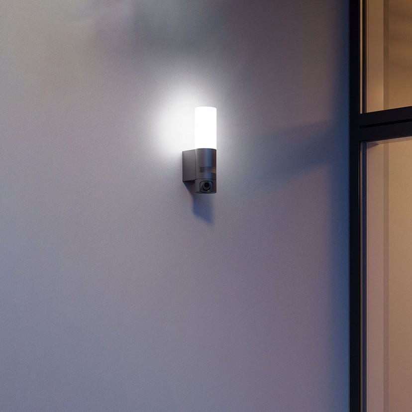 lampenwelt STEINEL L 620 Cam SC LED-Außenwandlampe anthrazit Osterangebot