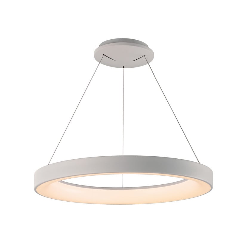 lampenwelt LED-Hängeleuchte Niseko II Fernbedienung Ø 50 cm weiß Neueste Mode