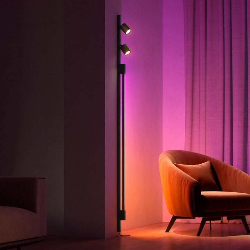 lampenwelt Philips Hue Perifo 2x Spots Gradient Tube schwarz Exklusive Angebote