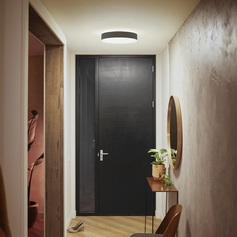 lampenwelt Philips Hue Enrave LED-Deckenlampe 38 1cm schwarz Letzte 3 Tage
