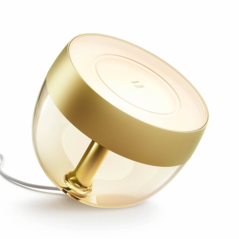 lampenwelt Philips Hue Iris WACA LED-Tischleuchte gold
