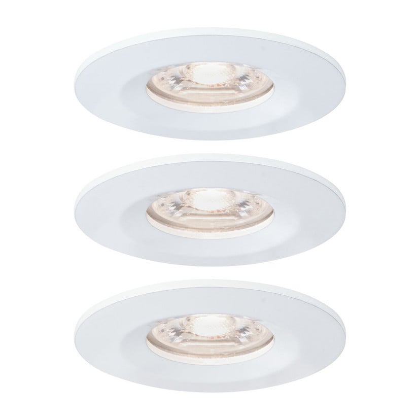 lampenwelt Paulmann Nova mini Einbauspot 3er-Set IP44 weiß Zeitbegrenzte Promotion