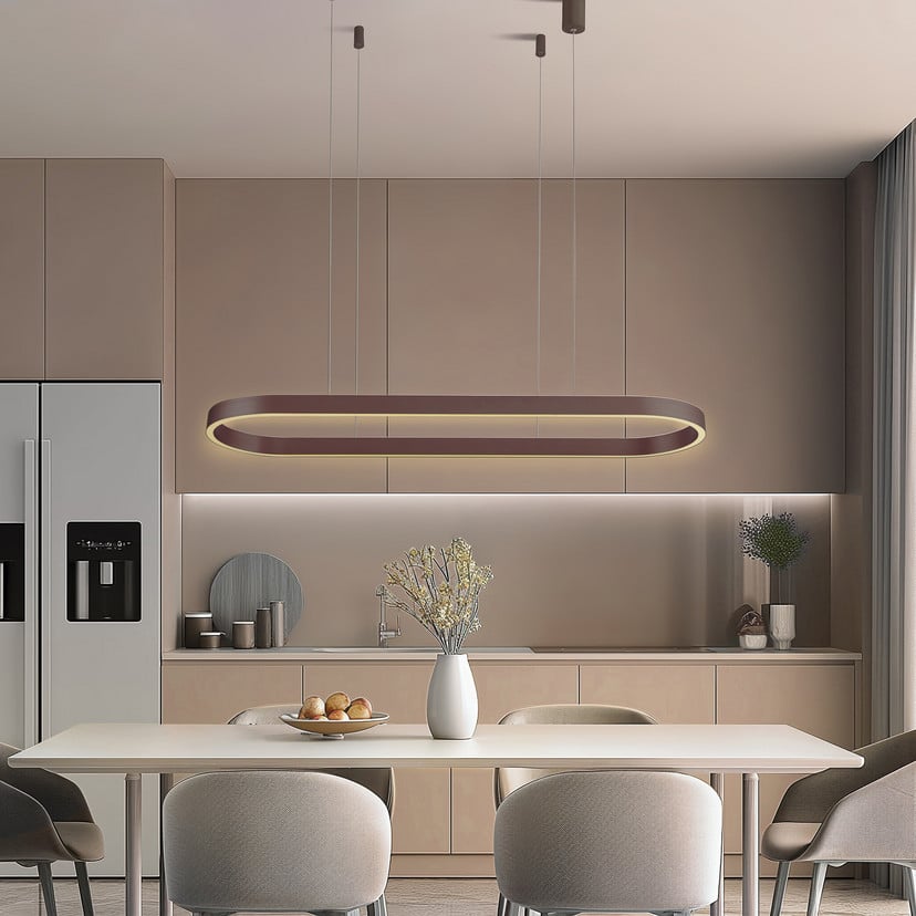 lampenwelt Lucande Smart LED-Hängeleuchte Melinay kaffee CCT Tuya Bis zu 65% Rabatt
