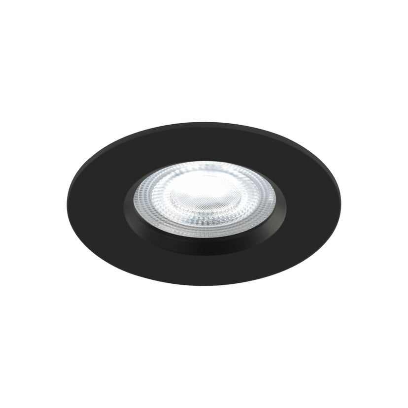 lampenwelt LED-Einbauleuchte Don Smart 3er-Set schwarz