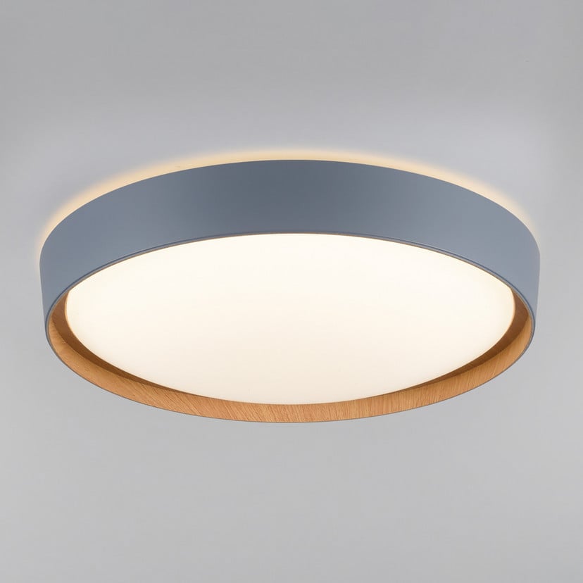 lampenwelt Paul Neuhaus Q-EMILIA LED-Deckenleuchte grau/holz Discount Store für neue Produkte