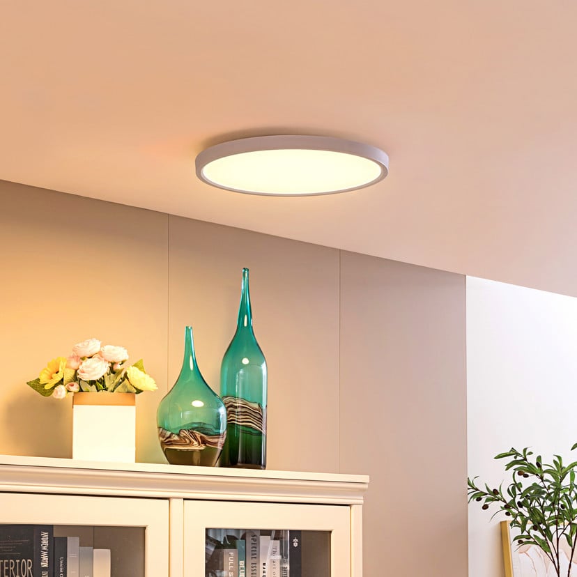 lampenwelt Lindby Smart LED-Deckenleuchte Denora weiß RGB CCT Tuya Nur noch ein Tag übrig
