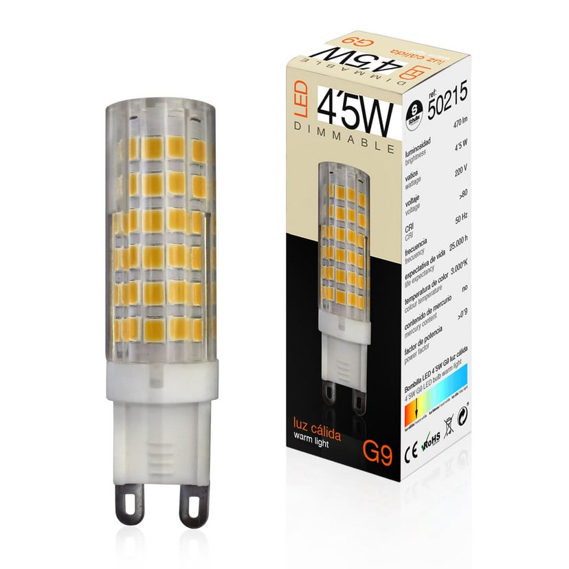 lampenwelt LED-Stiftsockel G9 4 5W 3.000K dimmbar Kostenloser Versand international