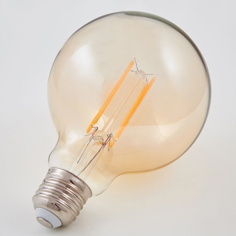lampenwelt E27 LED-Globelampe Filament 6W 500lm amber 1.800K Limitierter Zeitrabatt