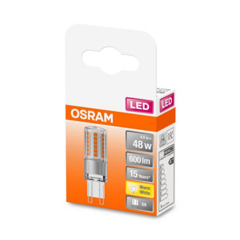 lampenwelt OSRAM LED-Stiftsockellampe G9 4 8W 2.700K klar Lagerräumung