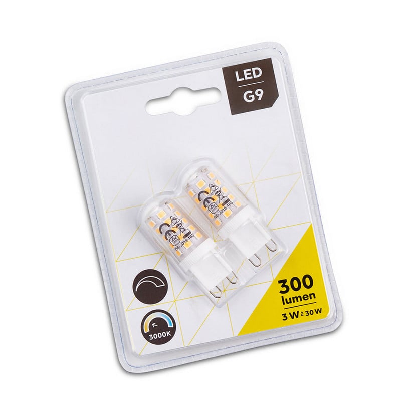 lampenwelt LED-Stiftsockellampe G9 3W 3.000 K extern dimmbar 2er-Set Heißer Verkauf