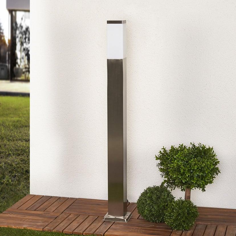 lampenwelt Lindby Pollerleuchte Lorian 100 cm Edelstahl IP44 E27 JETZT KAUFEN