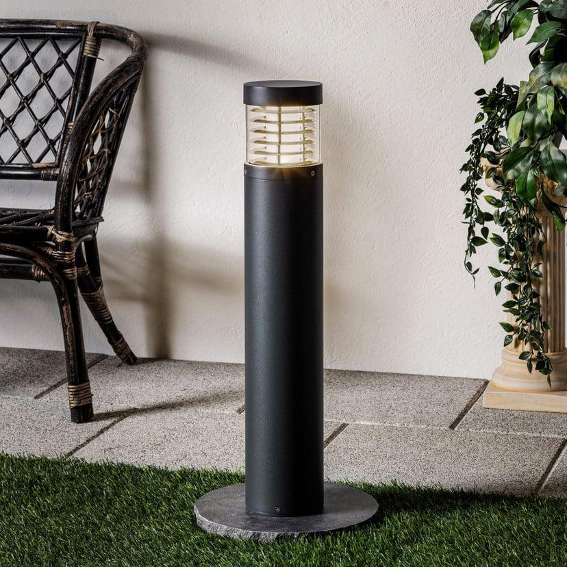 lampenwelt Lucande LED-Wegeleuchte Lucius 65 cm grafit Metall IP54 Discount Store für neue Produkte
