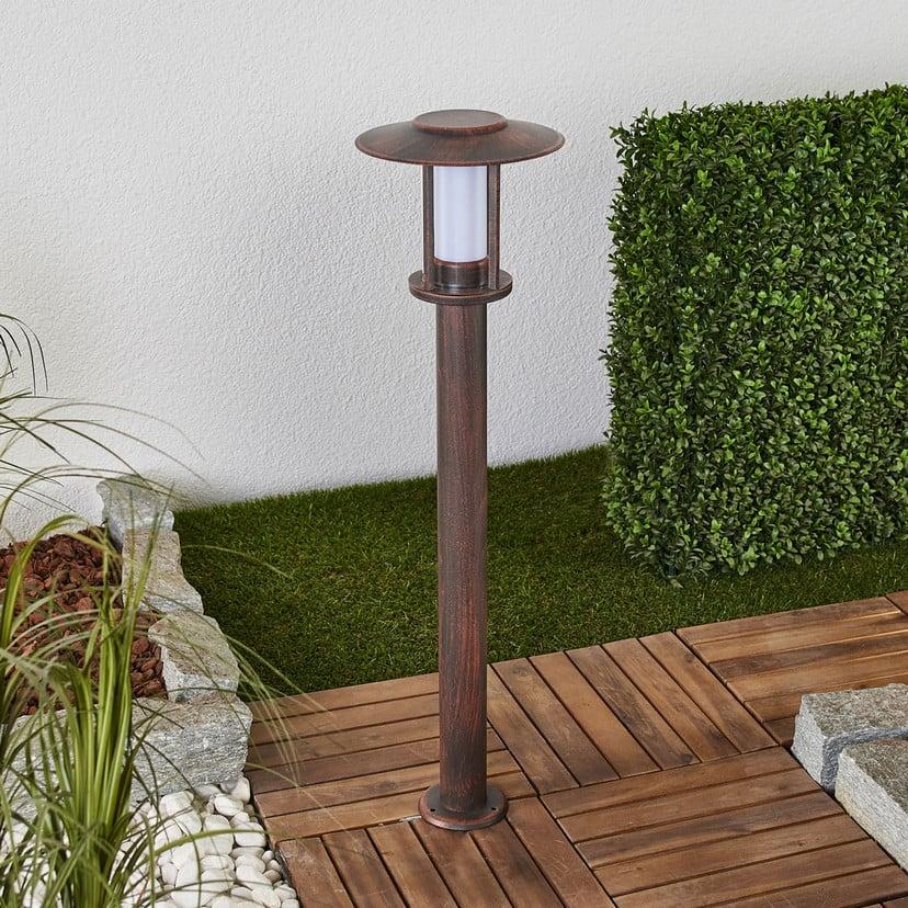 lampenwelt Lindby LED-Wegeleuchte Pavlos 76 cm rostfarben Edelstahl Nur noch ein Tag übrig