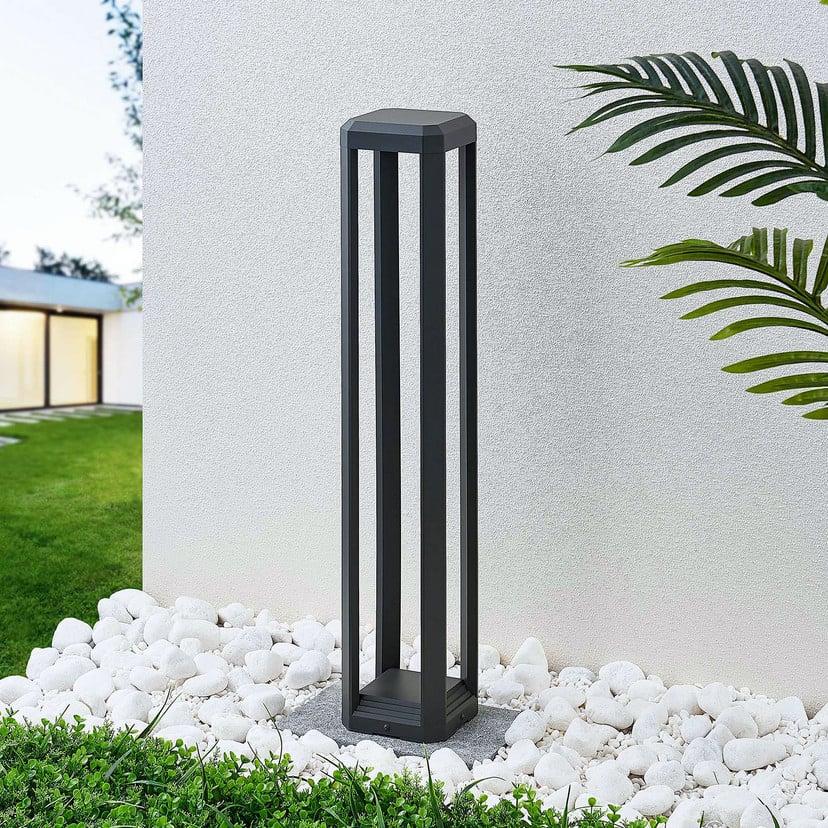 lampenwelt Lucande LED-Wegeleuchte Fery anthrazit Metall 80cm IP65 50% Rabatt mit kostenlosem Versand