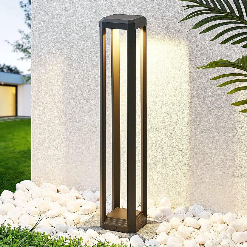 lampenwelt Lucande LED-Wegeleuchte Fery anthrazit Metall 80cm IP65 50% Rabatt mit kostenlosem Versand