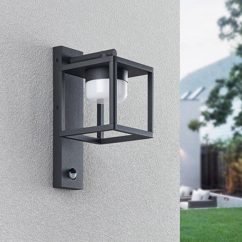 lampenwelt Lucande Außenwandlampe Timio Downlight Sensor GX53 IP44 Black Friday Preise