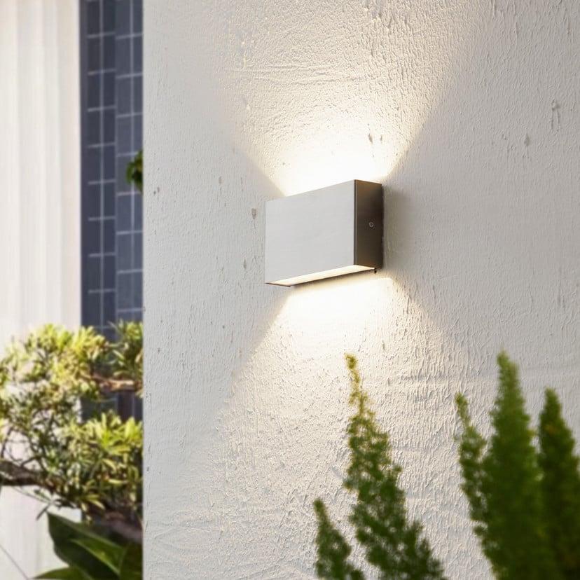 lampenwelt Arcchio LED-Außenwandlampe Karline 1060 lm Edelstahl IP65 Im Verkauf