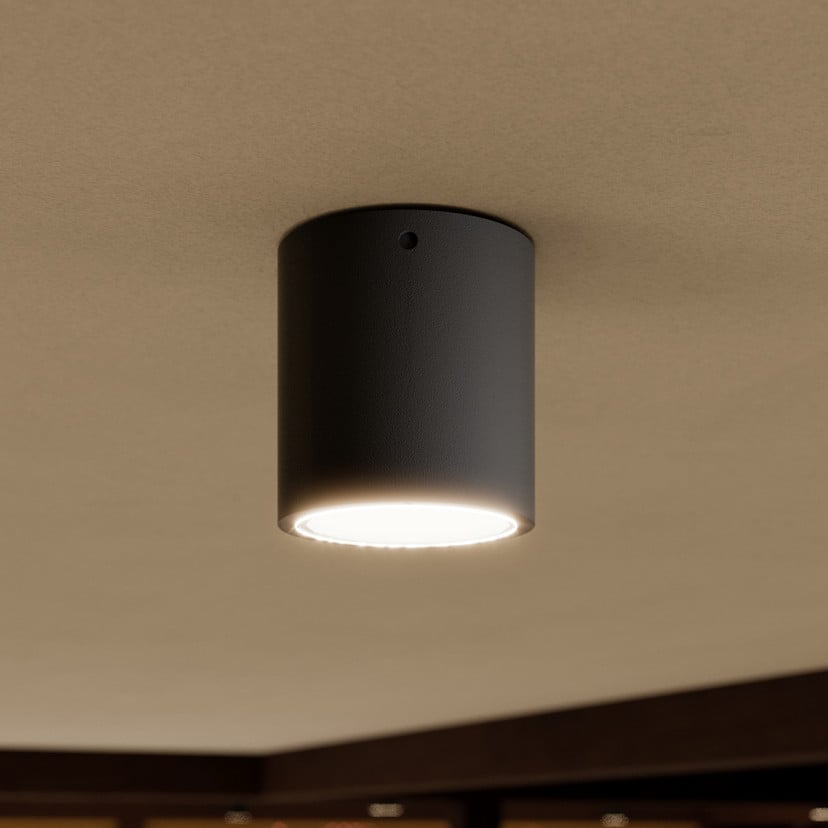 lampenwelt Lucande LED-Deckenleuchte Meret rund anthrazit Metall Auslauf