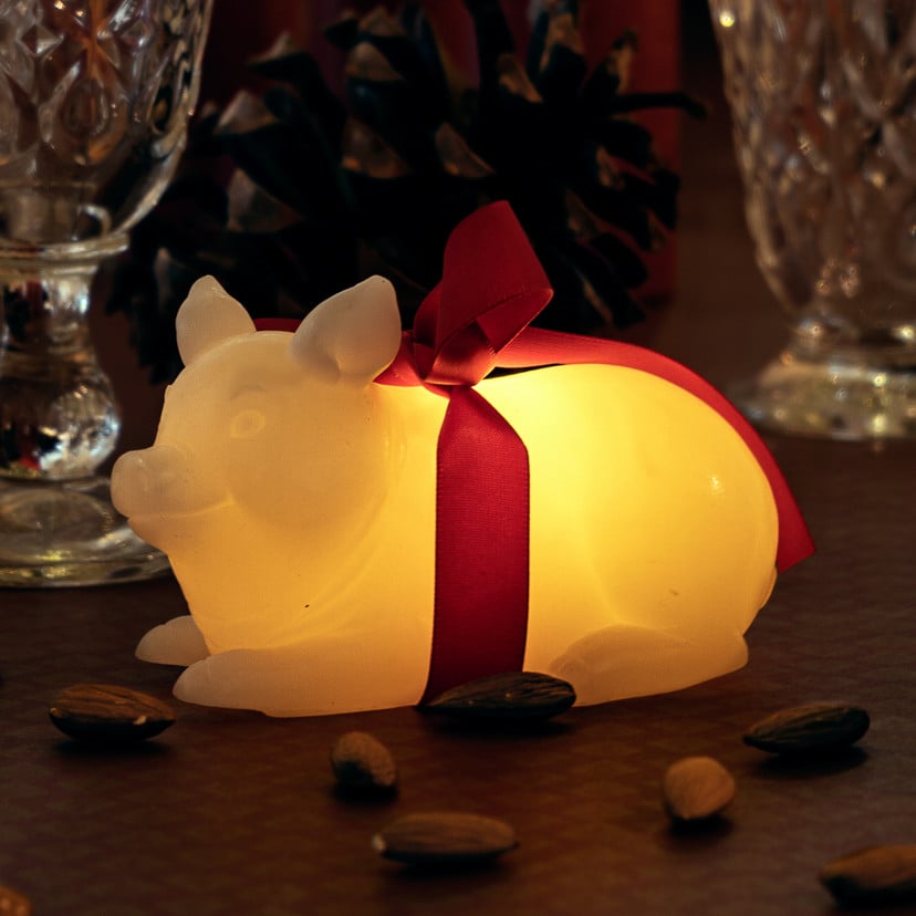 lampenwelt LED-Dekoleuchte Emma Pig aus Wachs Cyber Monday