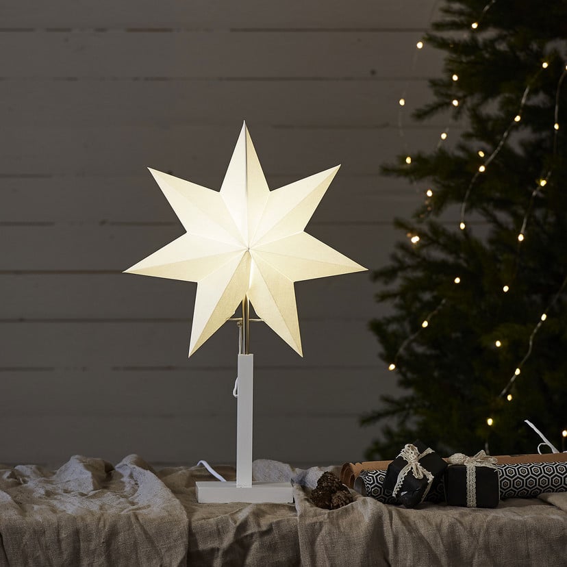 lampenwelt Standstern Karo Höhe 55 cm Top Angebot