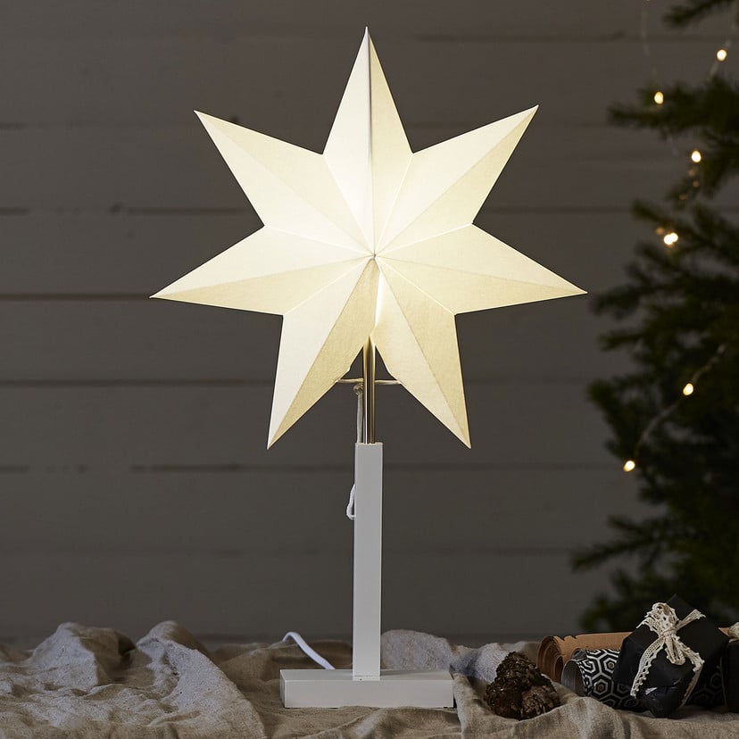 lampenwelt Standstern Karo Höhe 55 cm Top Angebot
