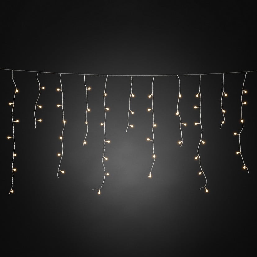 lampenwelt LED-Lichtervorhang Eisregen warmweiß transp. 5m Exklusive Angebote