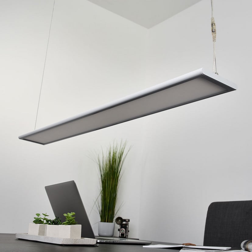 lampenwelt Arcchio LED-Büro-Hängeleuchte Samu up/down dimmbar Alu Begrenzt auf 3 Tage