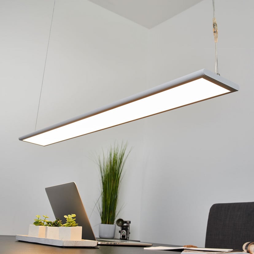 lampenwelt Arcchio LED-Büro-Hängeleuchte Samu up/down dimmbar Alu Begrenzt auf 3 Tage