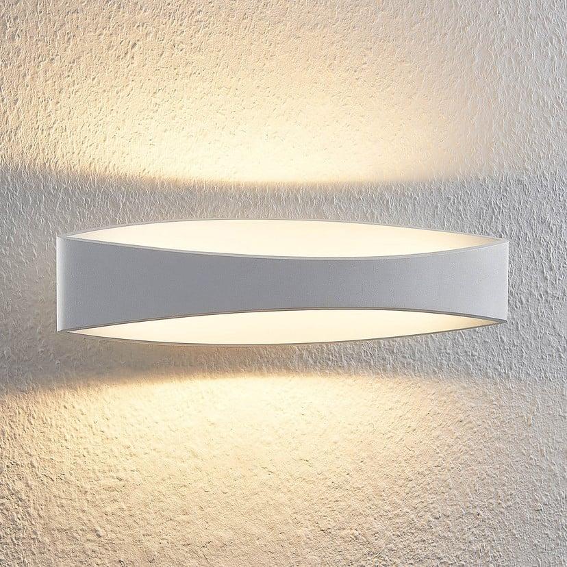 lampenwelt Arcchio LED-Wandleuchte Jelle 44 cm weiß Metall up/down Fabrikverkauf
