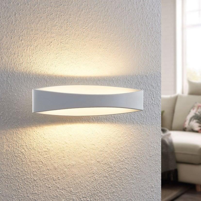 lampenwelt Arcchio LED-Wandleuchte Jelle 44 cm weiß Metall up/down Fabrikverkauf