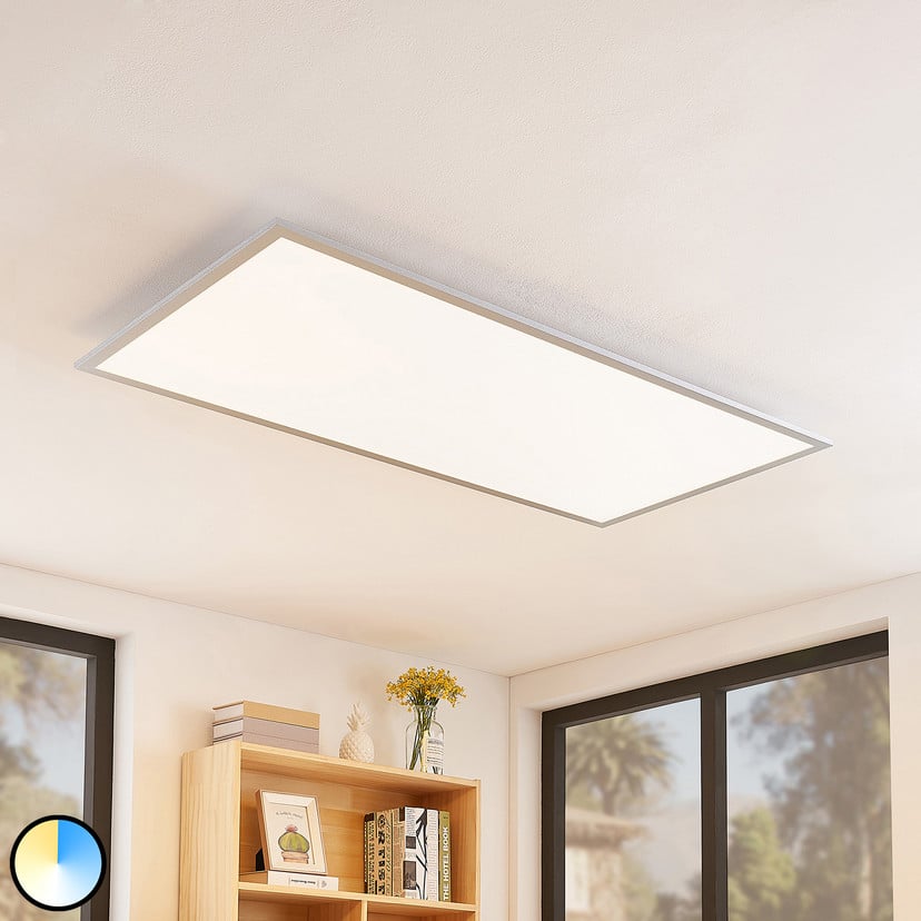 lampenwelt Lindby LED-Panel Zento CCT Fernbedienung dimmbar Kostenloser Versand