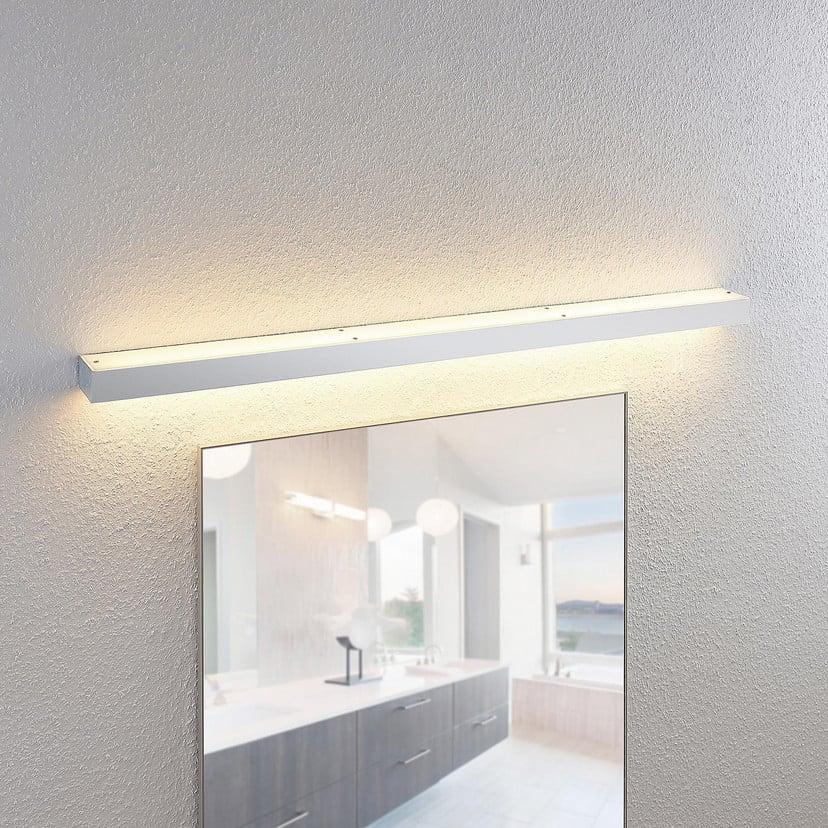 lampenwelt Lindby LED-Bad-Wandleuchte Layan 120 cm chrom Metall Limitierter Zeitrabatt