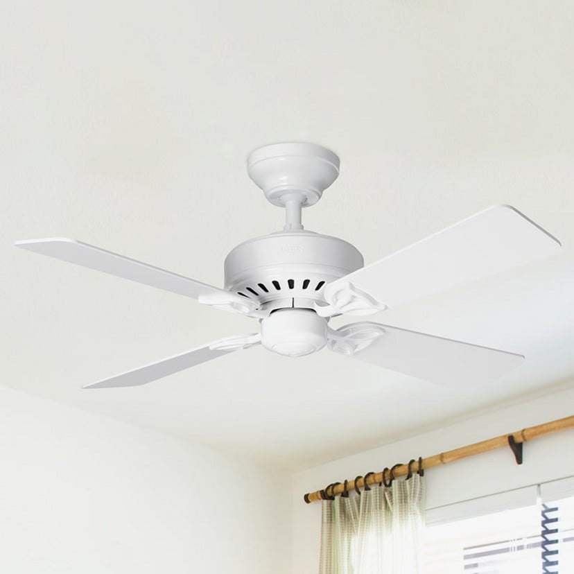 lampenwelt Hunter Bayport Deckenventilator weiß/eiche hell Top Angebot