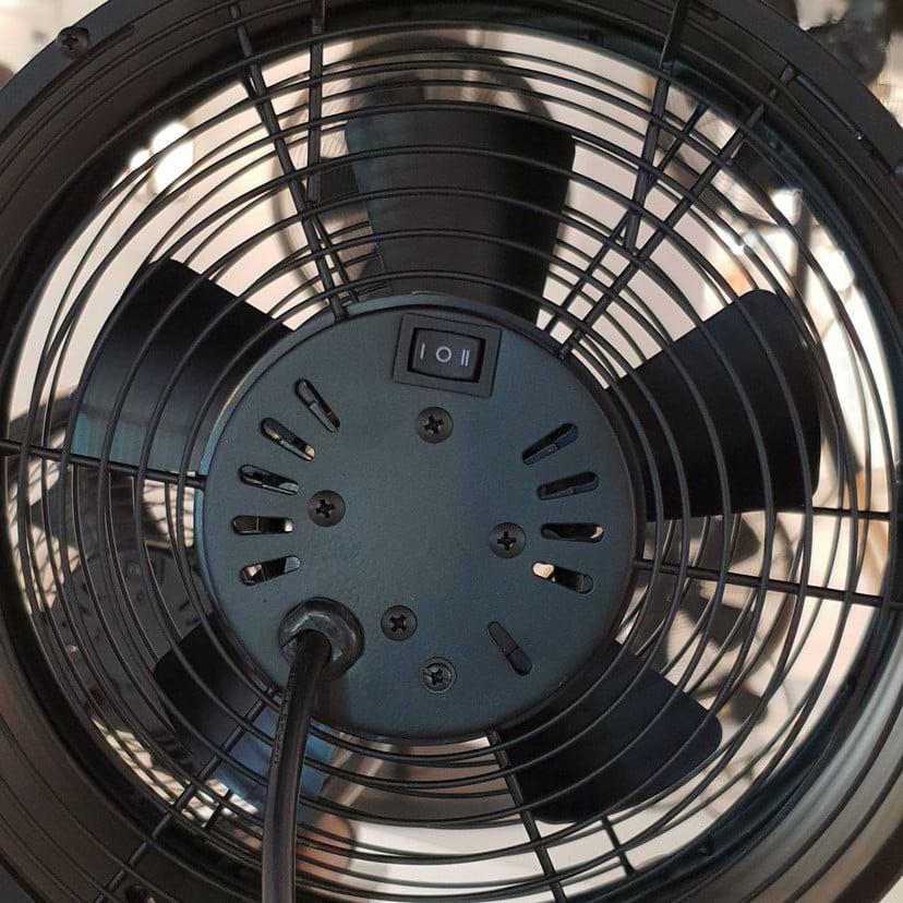 lampenwelt Beacon Tischventilator Breeze bronze/walnuss Ø 20 cm leise Neueste Mode