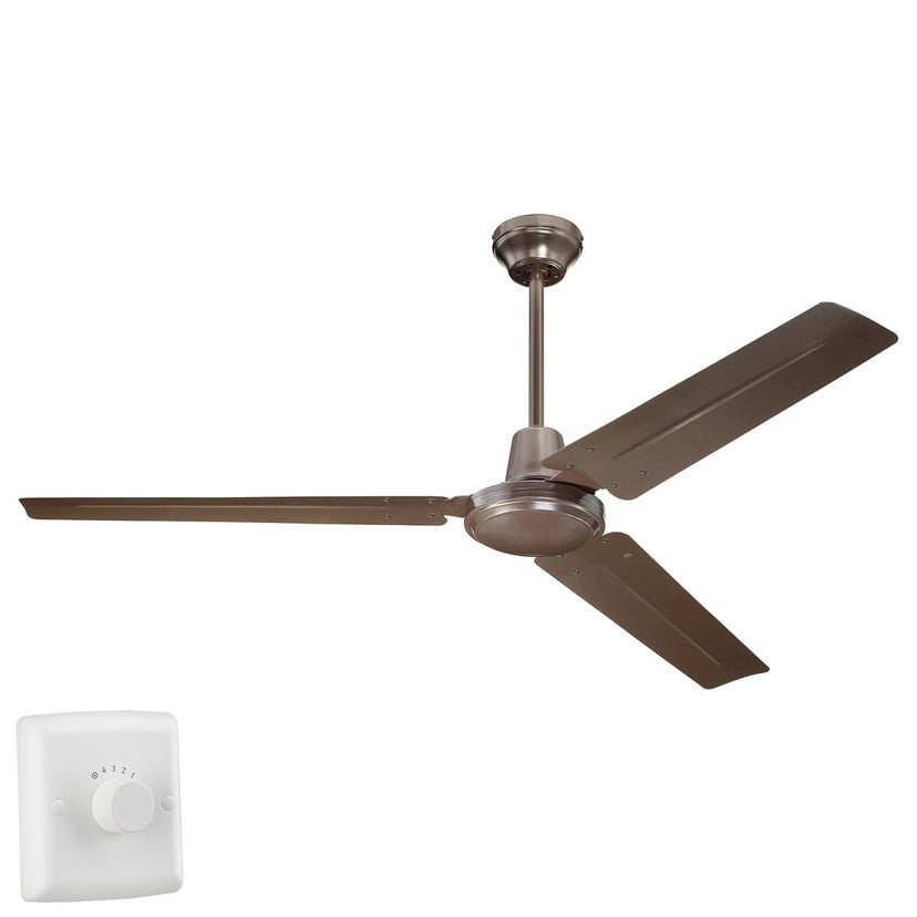 lampenwelt Westinghouse Deckenventilator Industrial braun leise 142 cm