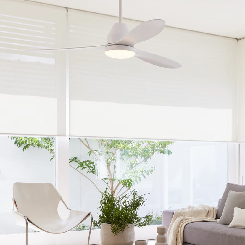 lampenwelt Beacon Deckenventilator mit Licht Whitehaven weiß leise Zeitlich begrenztes Angebot