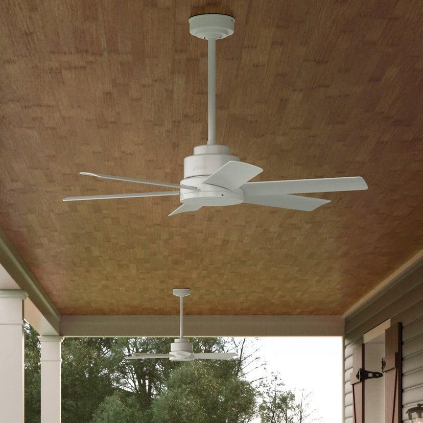 lampenwelt Hunter Kennicott Deckenventilator weiß matt Kostenlose Rückgabe