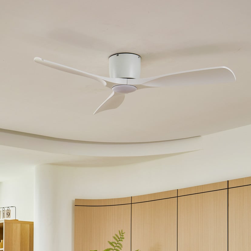 lampenwelt Lucande Smart LED-Deckenventilator Moneno weiß DC Tuya Bis zu 60% Rabatt