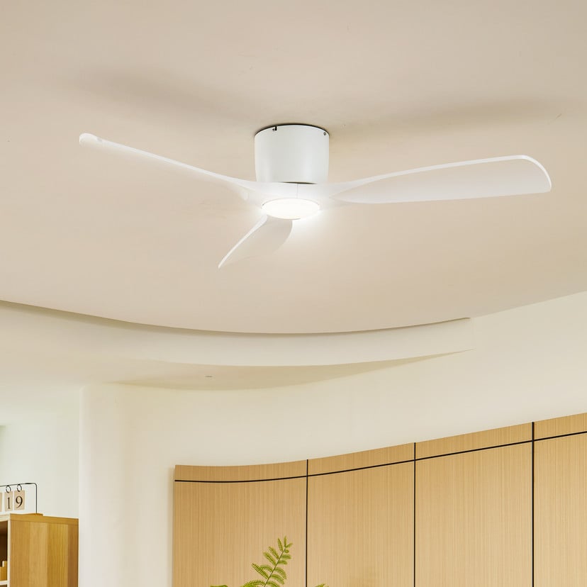 lampenwelt Lucande Smart LED-Deckenventilator Moneno weiß DC Tuya Bis zu 60% Rabatt