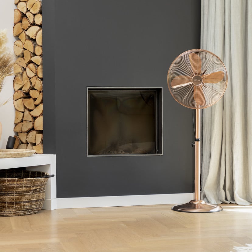 lampenwelt Standventilator VE5971 in Kupfer Bis zu 55% Rabatt
